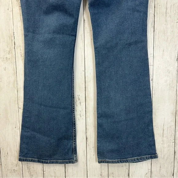 Vintage Levi's 520 Too Superlow stretch flare jeans size juniors 13 Médium wash - Picture 4 of 12